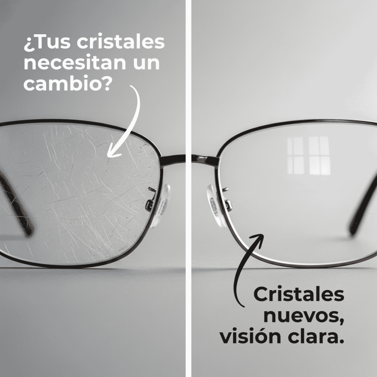 ¿Es hora de cambiar los cristales de tus gafas? Señales y beneficios a considerar