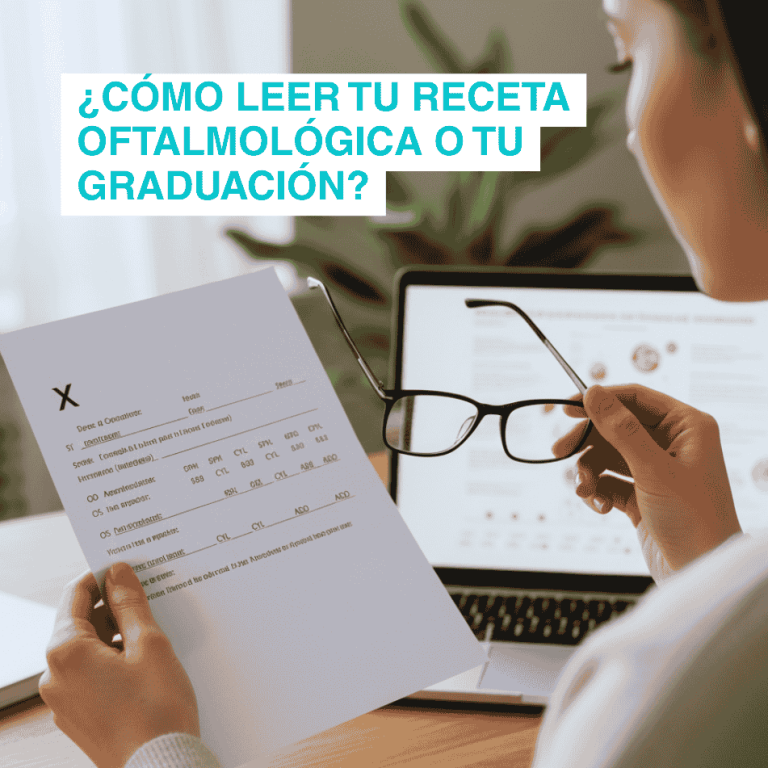 ¿Cómo leer tu receta oftalmológica o tu graduación?